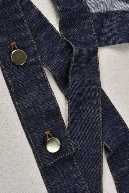 Cropped Denim Shirt