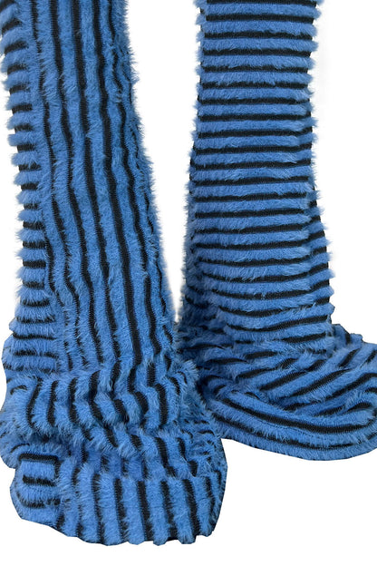 Striped Fuzzy Leggings