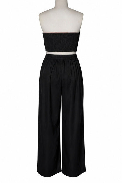 Asymmetrical Bandeau Pant Set