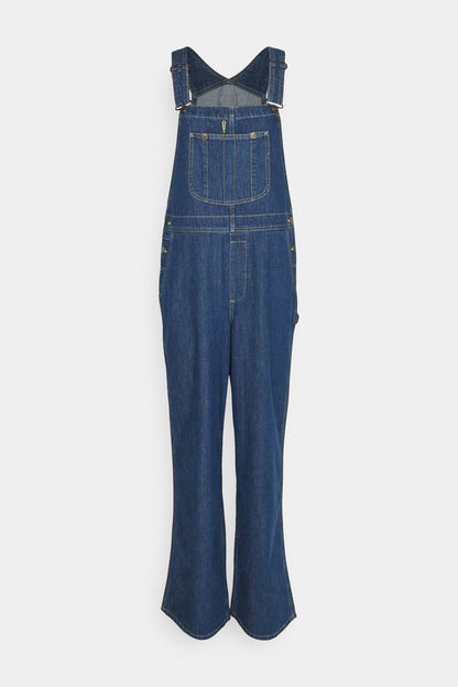 Casual Loose Fit Denim Overalls
