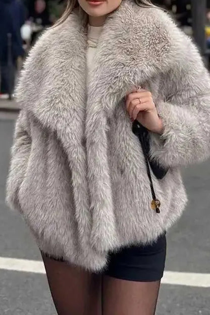 Faux Fur Coat