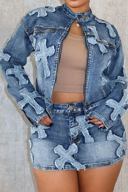 Denim 2 Piece Set