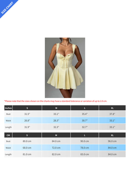 Strap Backless Fit & Flare Mini Dress