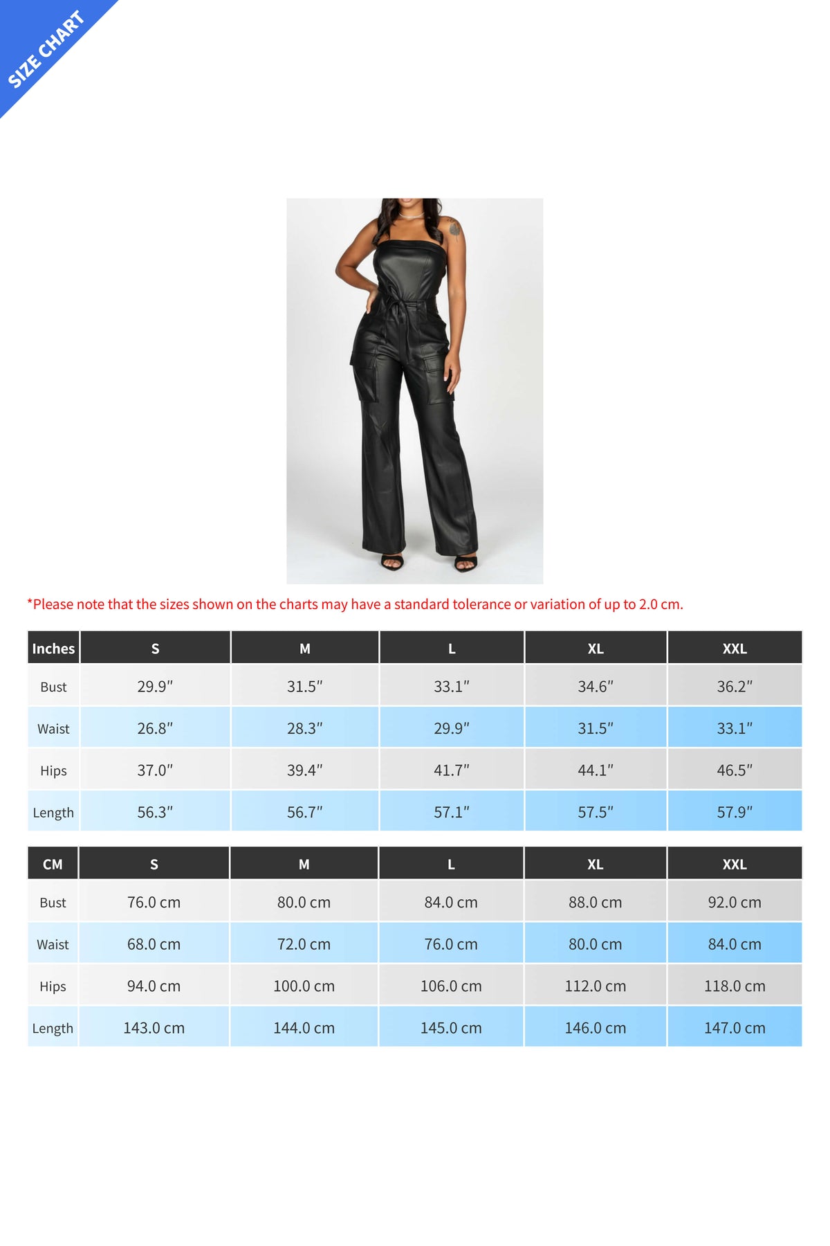 Faux Leather Belted Jumpsuit