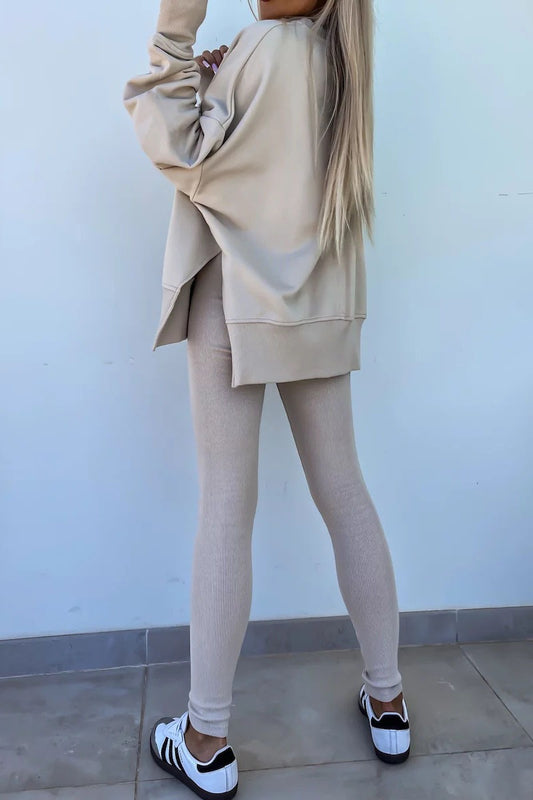 Oversized Sweatshirt & Leggings Set