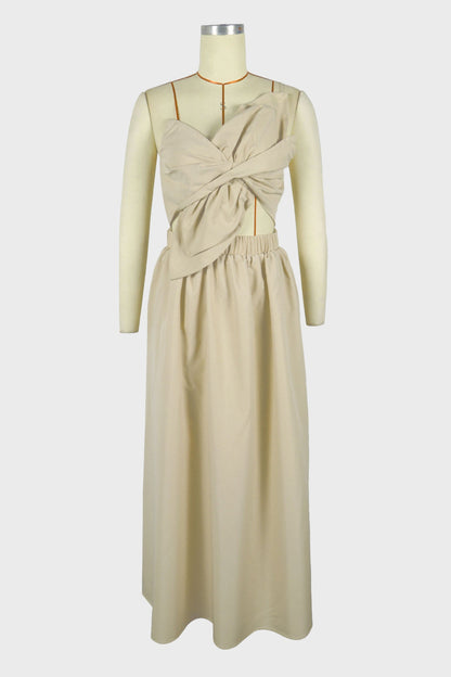 One-Shoulder Midi Dress