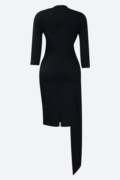 Tie Side Bodycon Dress