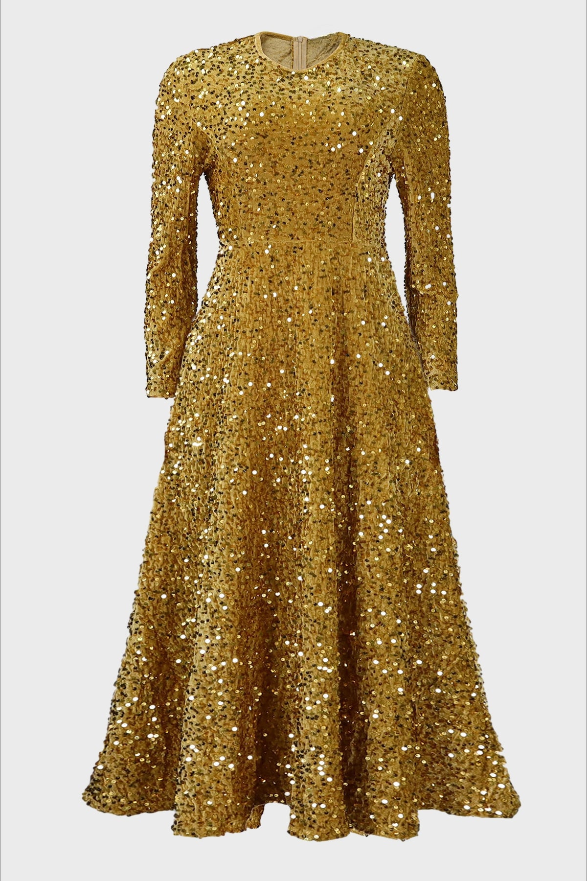 Sequin Long Sleeve Dresses