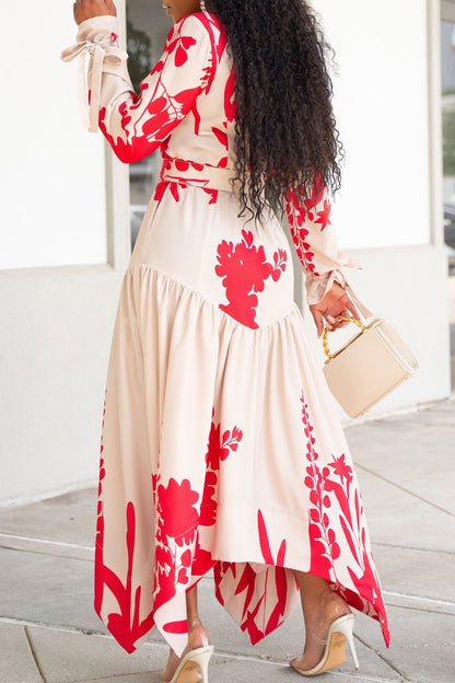 Floral Print Maxi Dress