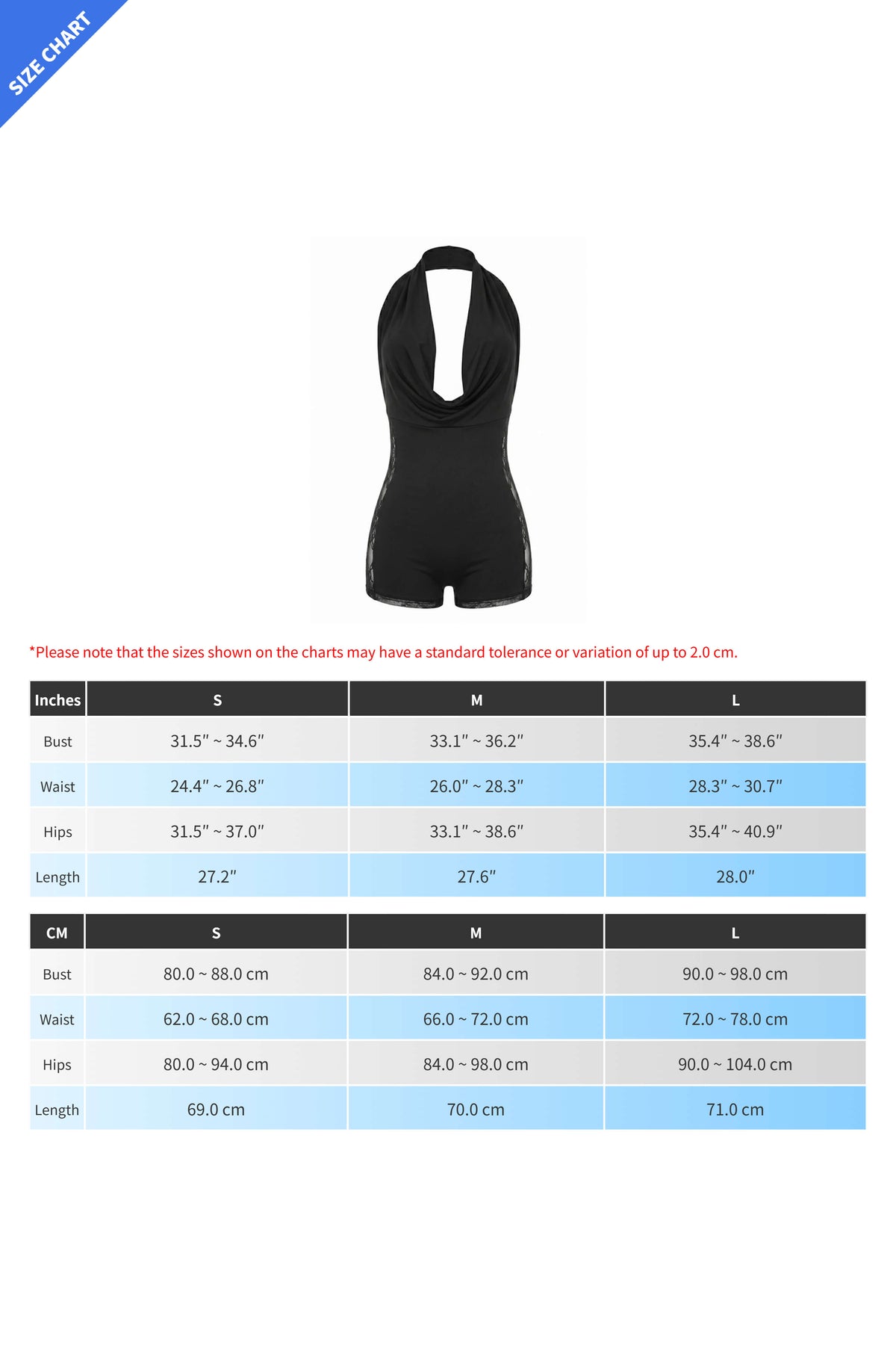 Sexy Halter Cowl Neck Lace Romper