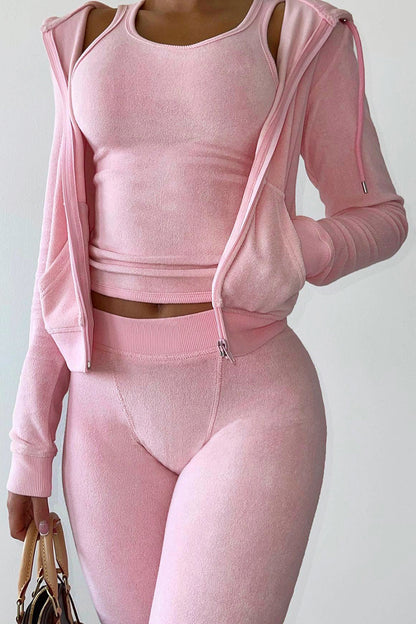 Cozy Hoodie Long Pant Set