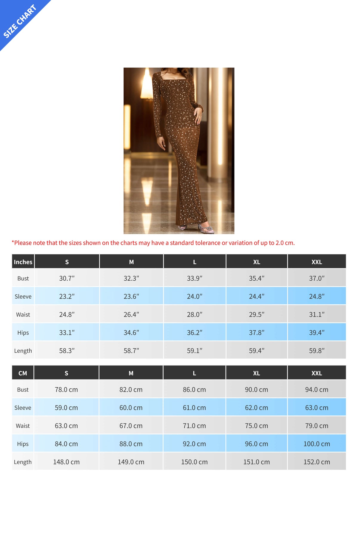 Crystal Embellished Square Neck Maxi Dress