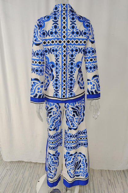 Printed Shirt and Pant Set