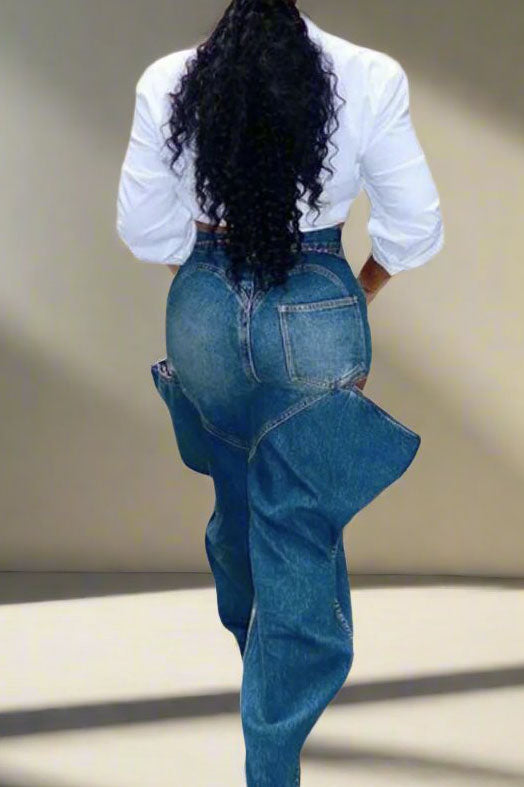 Stretch Ripped Hole Jeans
