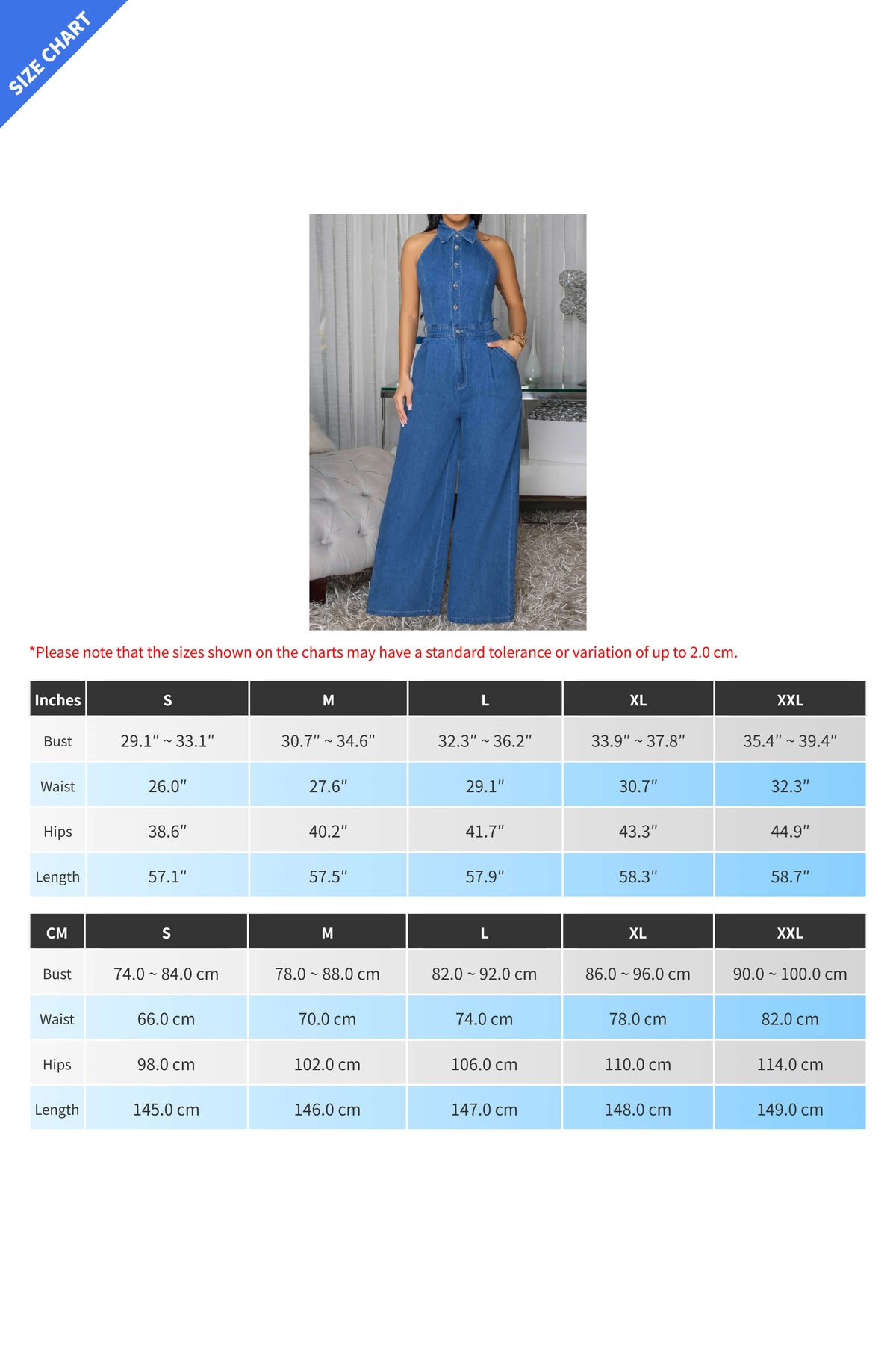 Halter Backless Jumpsuit Wide Leg Stretch