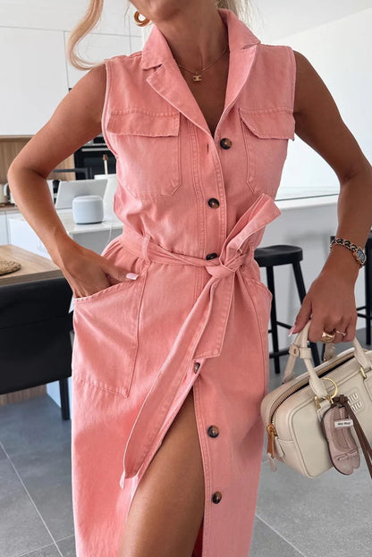 Denim Maxi Dress
