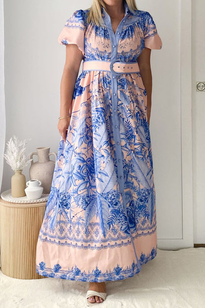 Tiered Ruffle Maxi Dress
