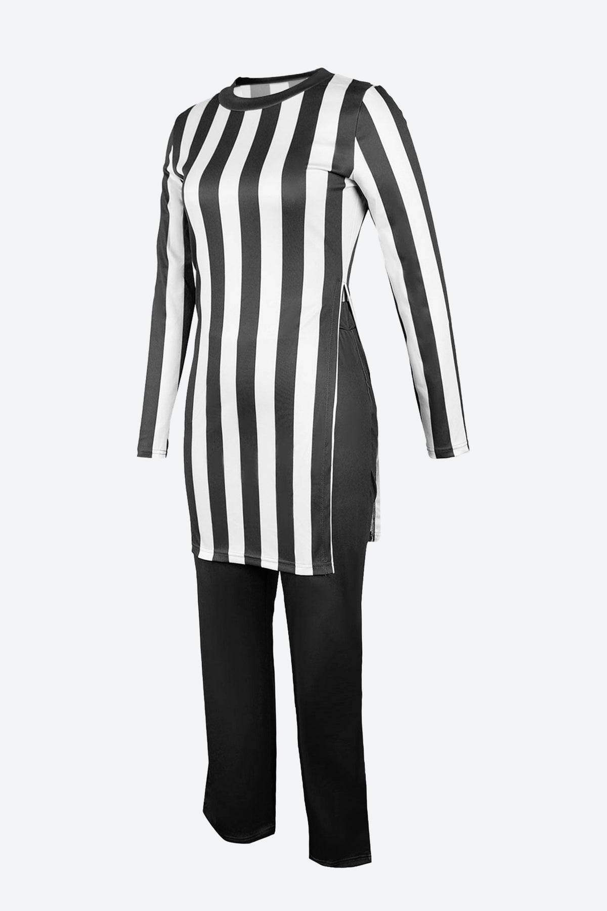 Striped T Shirts & Pants Set