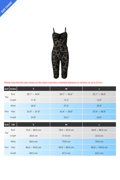 Lace Capri Set