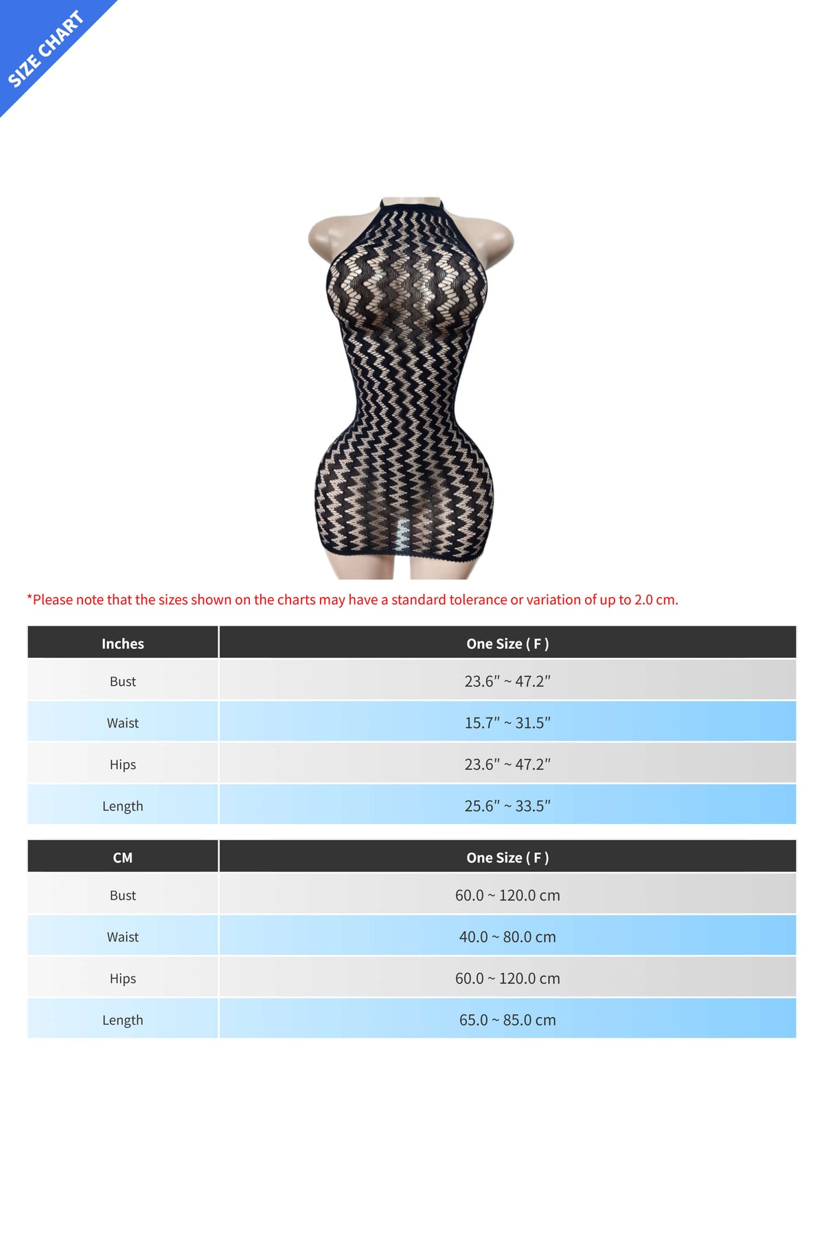 Sheer Zig-Zag Halter Bodycon Mini Dress