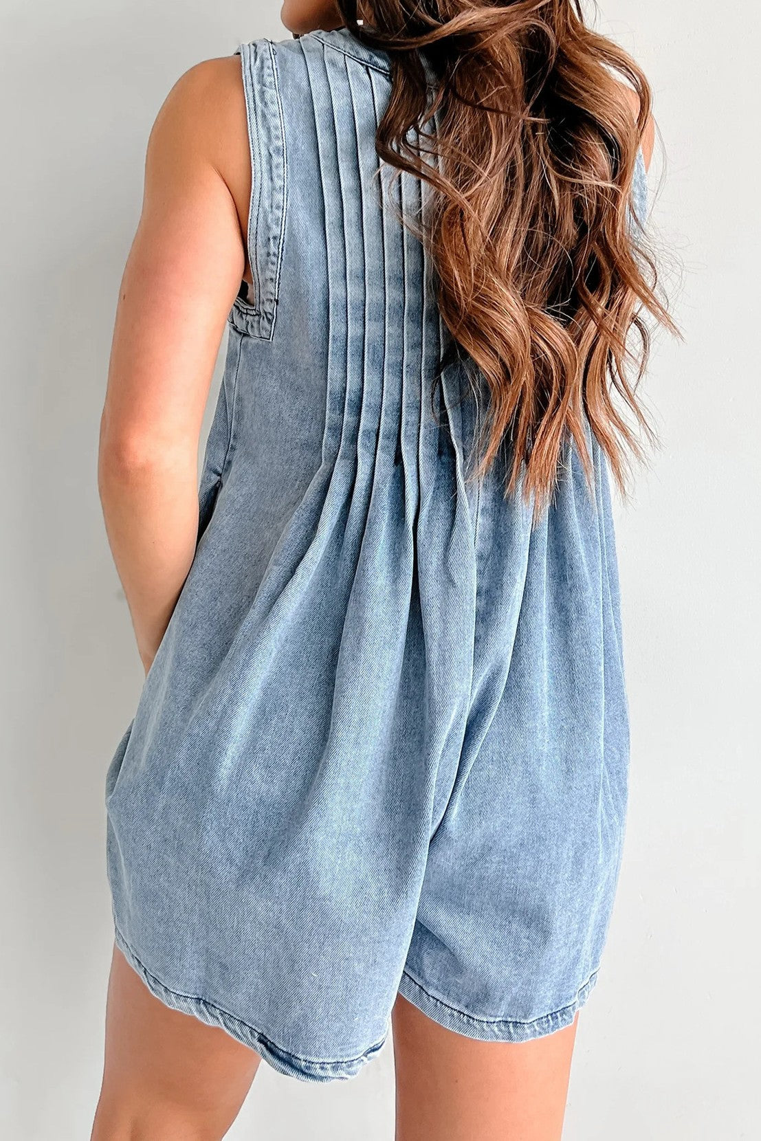 Denim Romper
