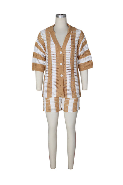 Knitted Short Set