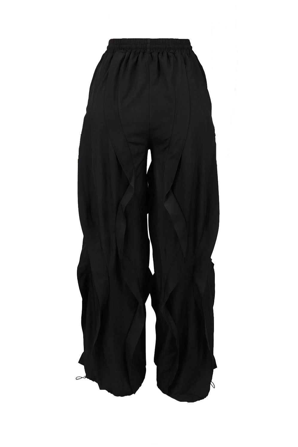 Pleated Wide Leg Casual Pants