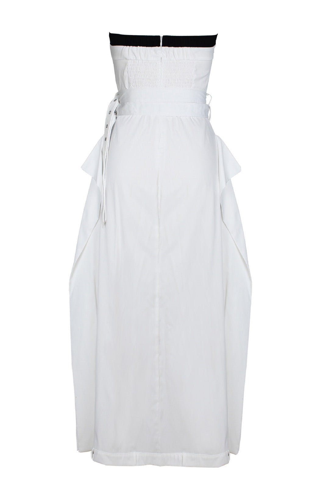 Strapless Buckle Maxi Dress
