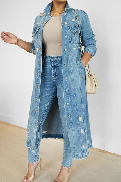 Ripped Denim Jacket