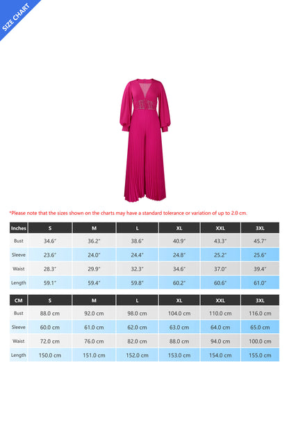 Plus Size Beaded Mesh Wide-Leg Jumpsuit