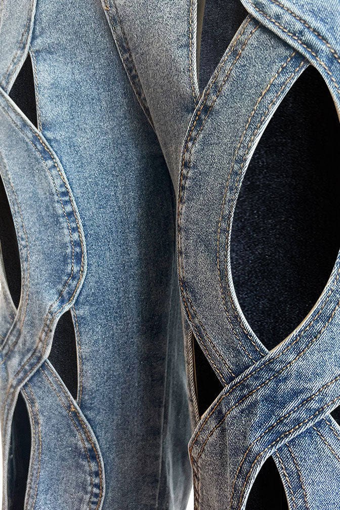 Trendy Wide Leg Jeans