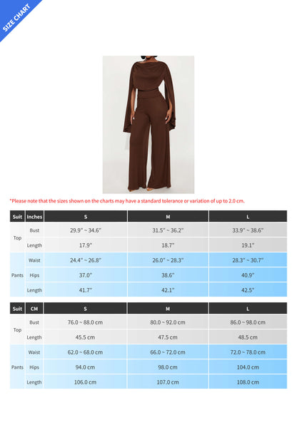 Draped Pant Set