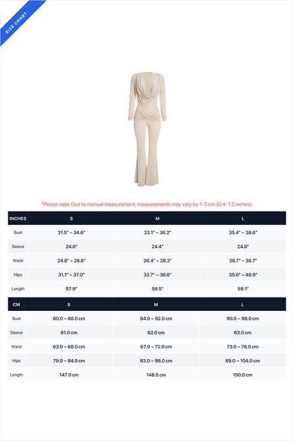 Cowl-Neck Twist-Front Wide-Leg Jumpsuit