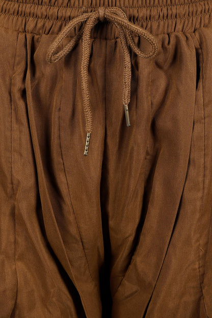 Patchwork Cargo Lantern Jogger Pants