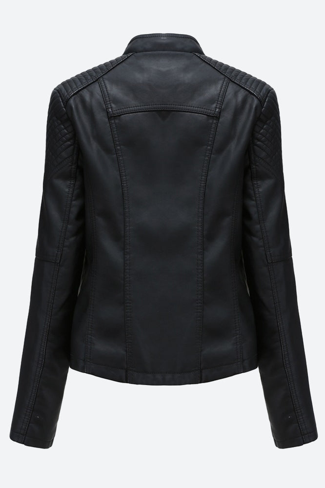 Women Classic Leather Jacket