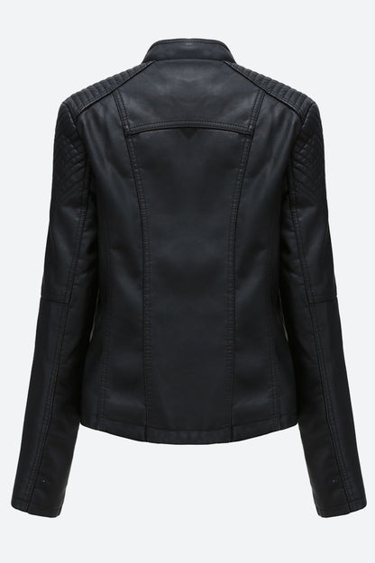 Women Classic Leather Jacket