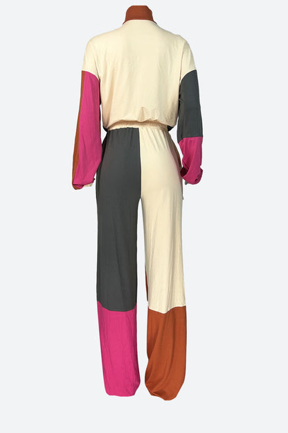 Color-Block Waist-Cinching Sets