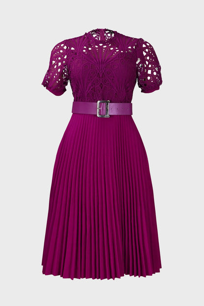 A-Line Pleated Dress