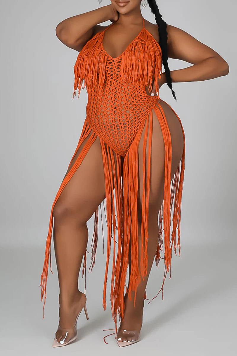 Crochet One Piece Swimsuit