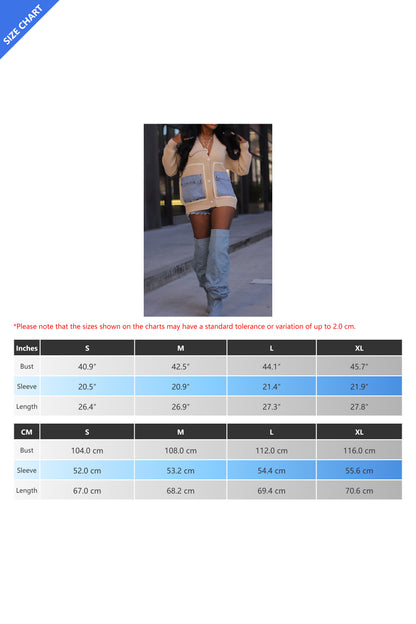 Denim Combo Cardigan