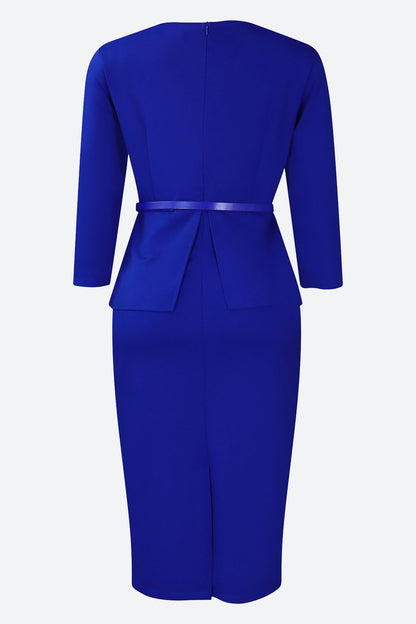 3/4 Sleeve Bodycon Work Dress