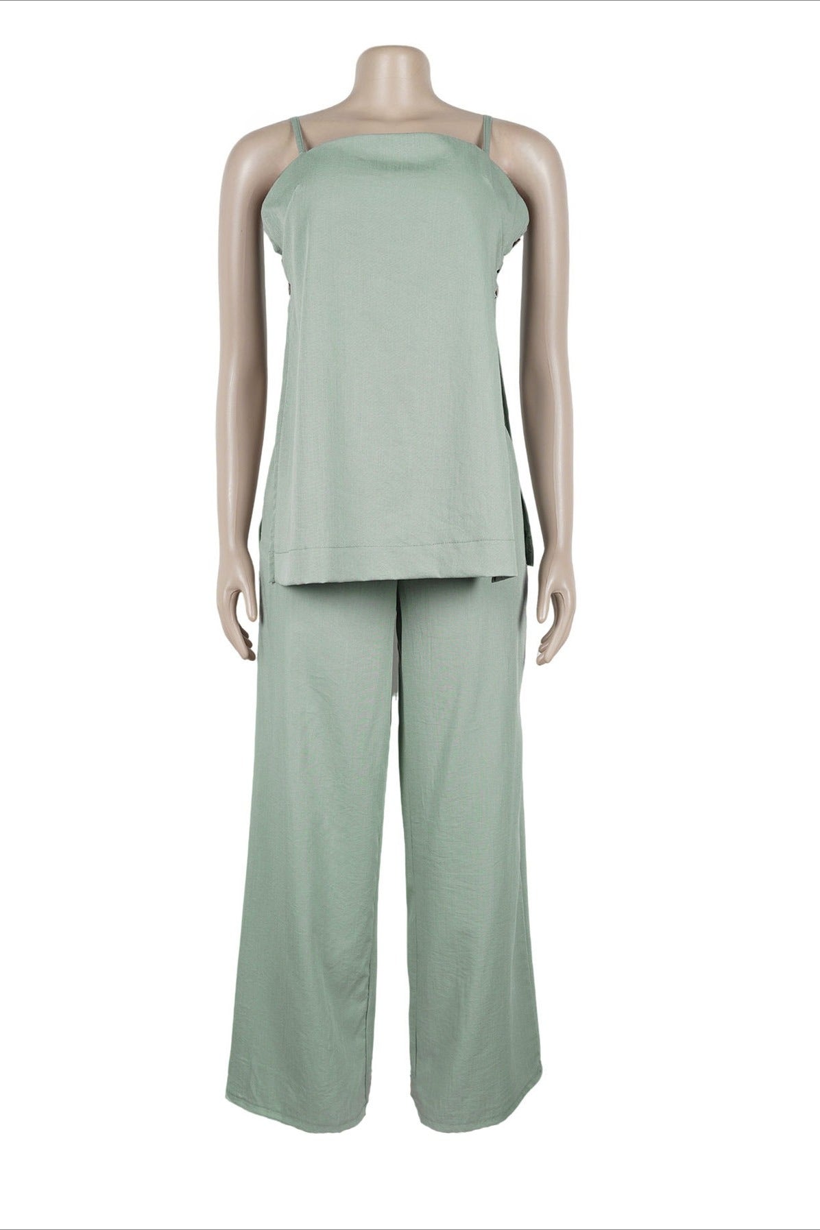 2-Piece Cami Tunic & Wide Leg Pant Set