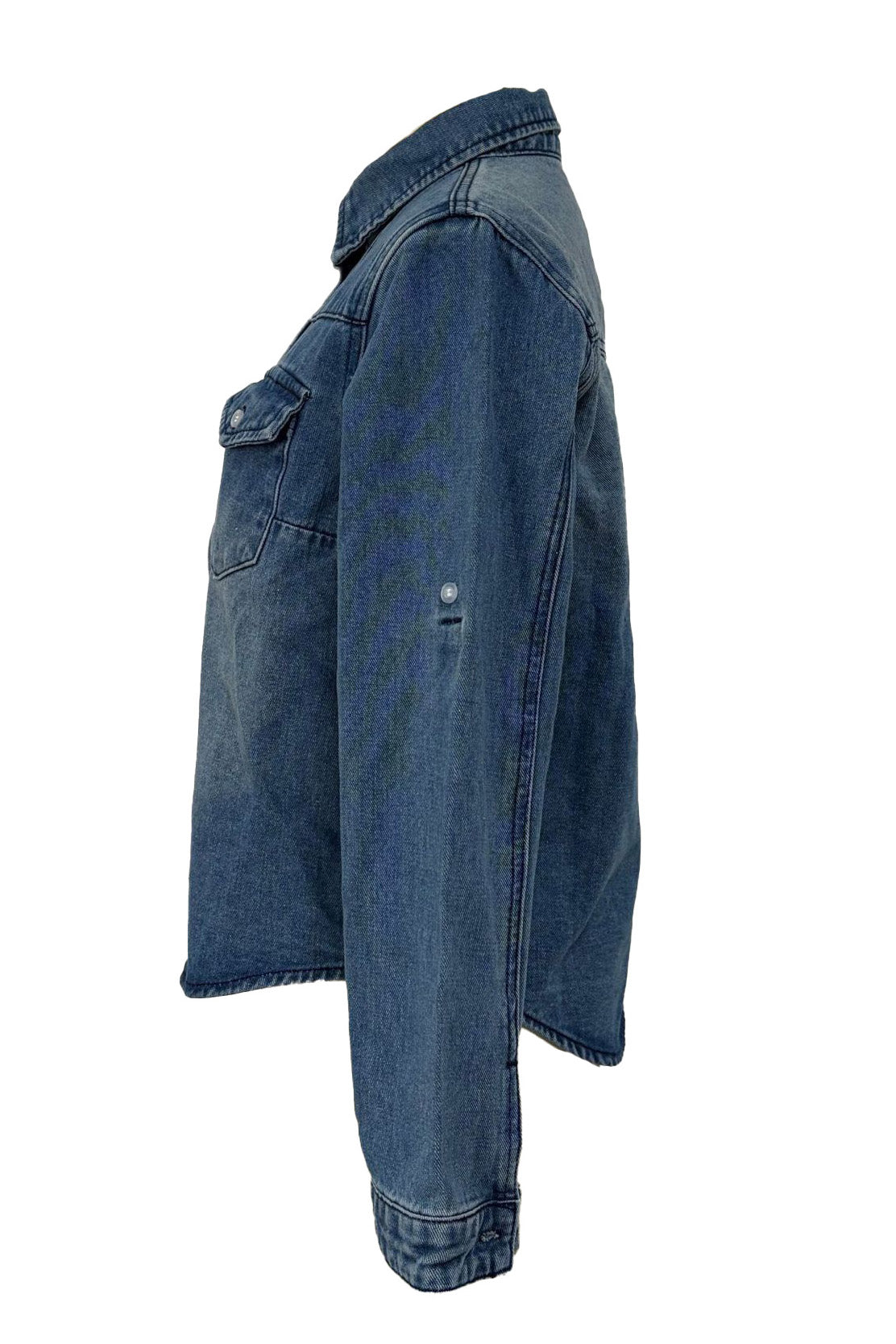 Loose Fit Casual Denim Shirt