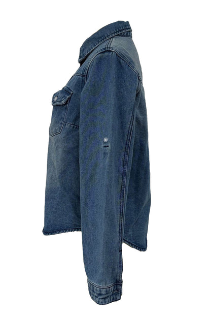 Loose Fit Casual Denim Shirt