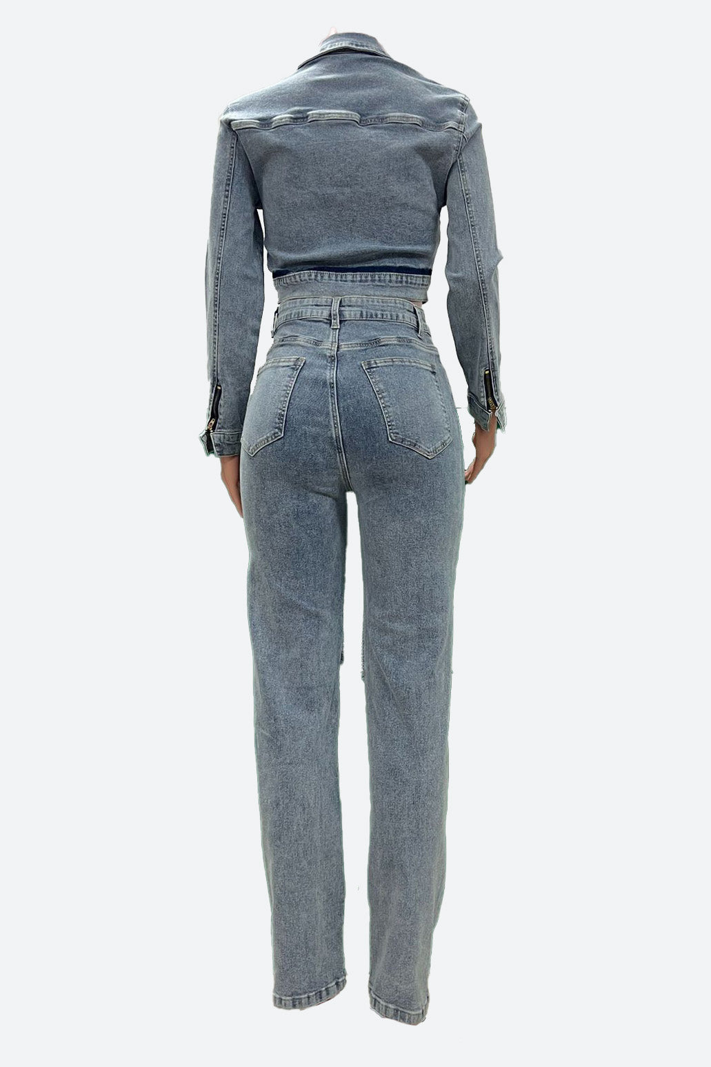 Denim Jacket & Pants Set