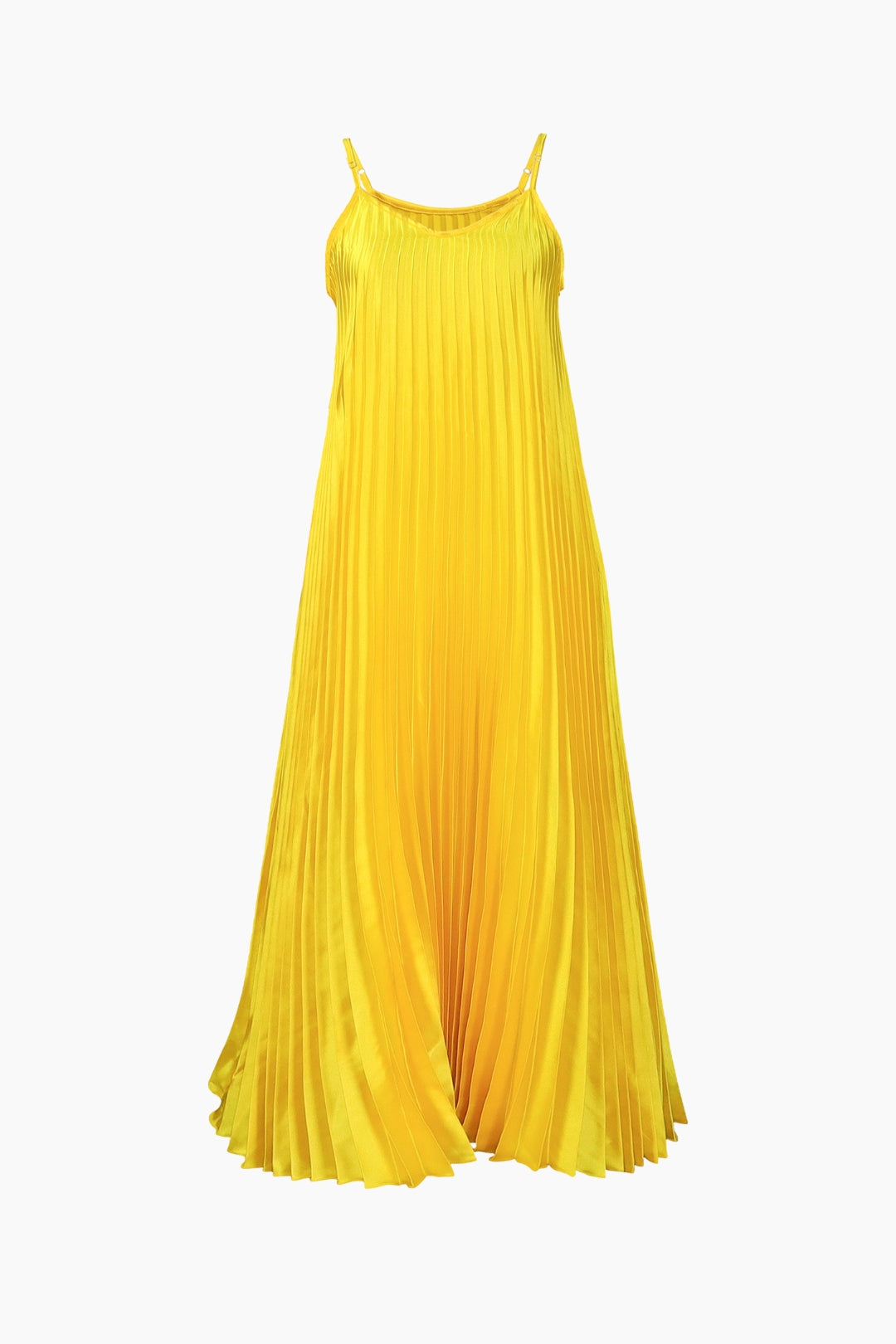Sling Pleated Maxi Dresses