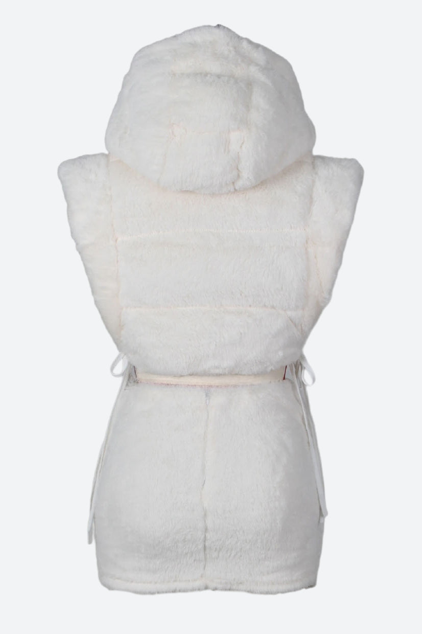 Faux Fur Teddy Vests Sets