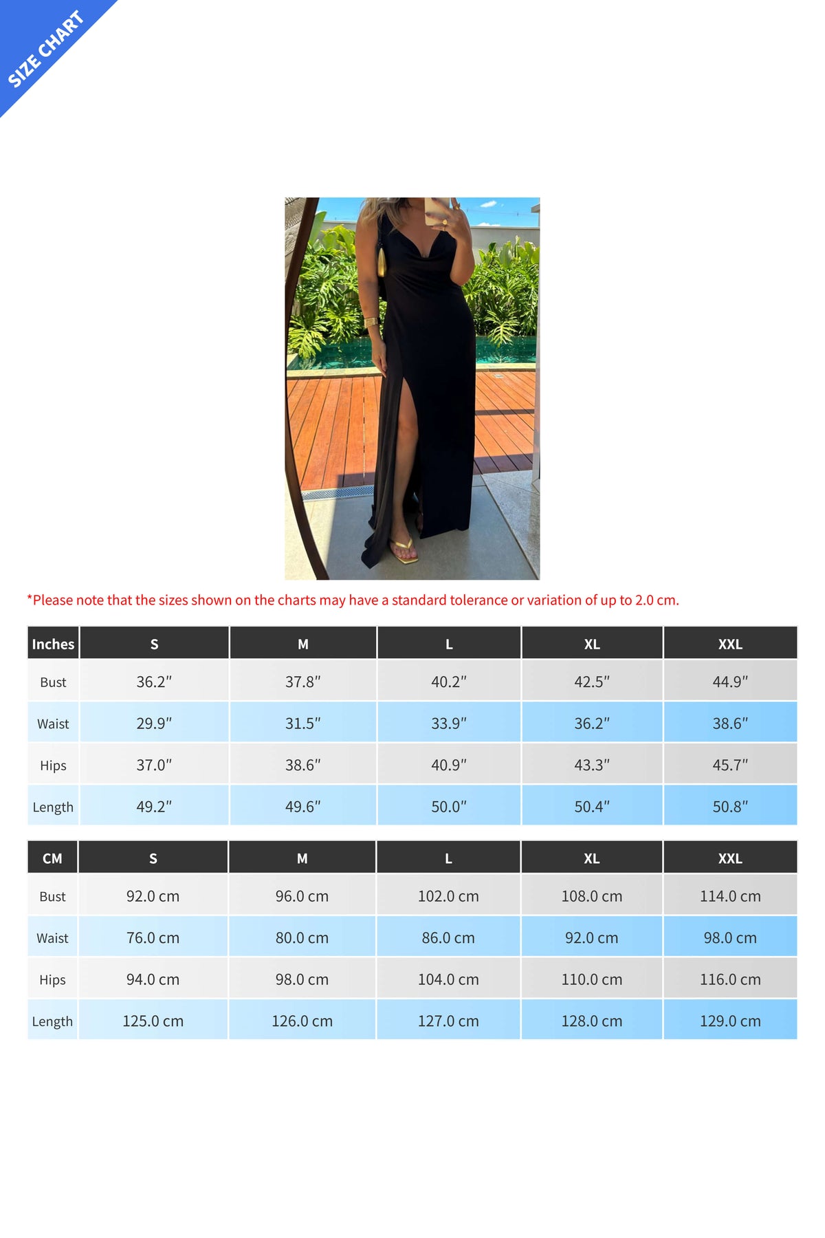Cowl Neck Slit Maxi Dress