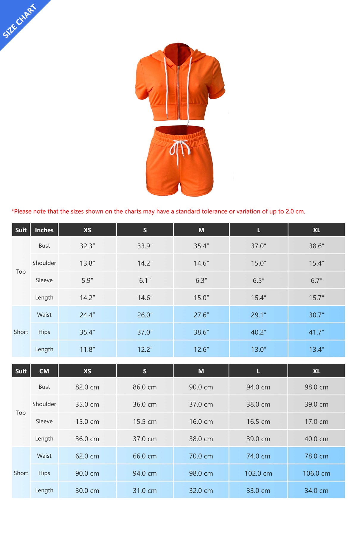 Crop Top Hoodie Short Set
