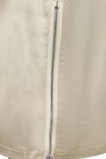 Zip Cargo Flared Pants